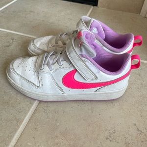 Nike Court Borough Low 2 Girls big kid Size 2Y Shoes BQ5451-111 Sneaker